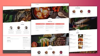 Demo: Food Website Using HTML, CSS & JavaScript | Single Page Site