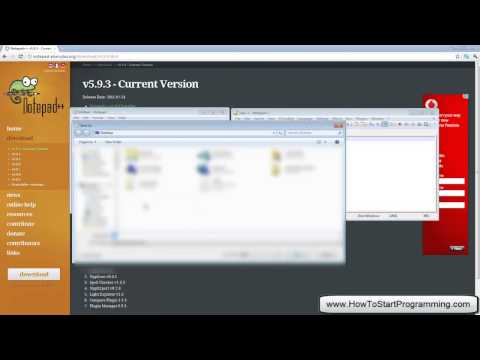 PHP Tutorial 3   Installing Notepad++ PHP For Beginners