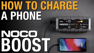 How to charge a phone with NOCO Boost