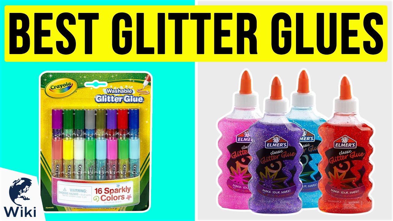 Art Glitter Glue Designer Dries Clear Adhesive 4 oz with Ultra Fine Metal  Tip, Standard