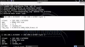 Passive OS Fingerprinting using p0f