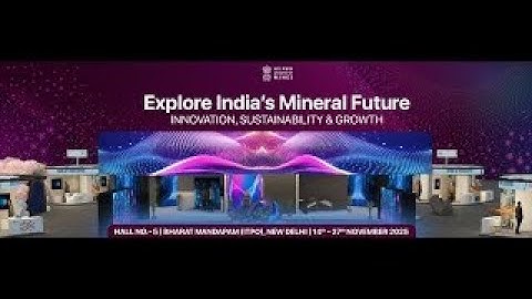 Watch Live : Inauguration of mines pavilion at IITF 2025 | G Kishan Reddy | Bharat Mandapam | LIVE