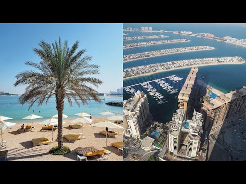 What's it like to stay on the palm tree island in Dubai?