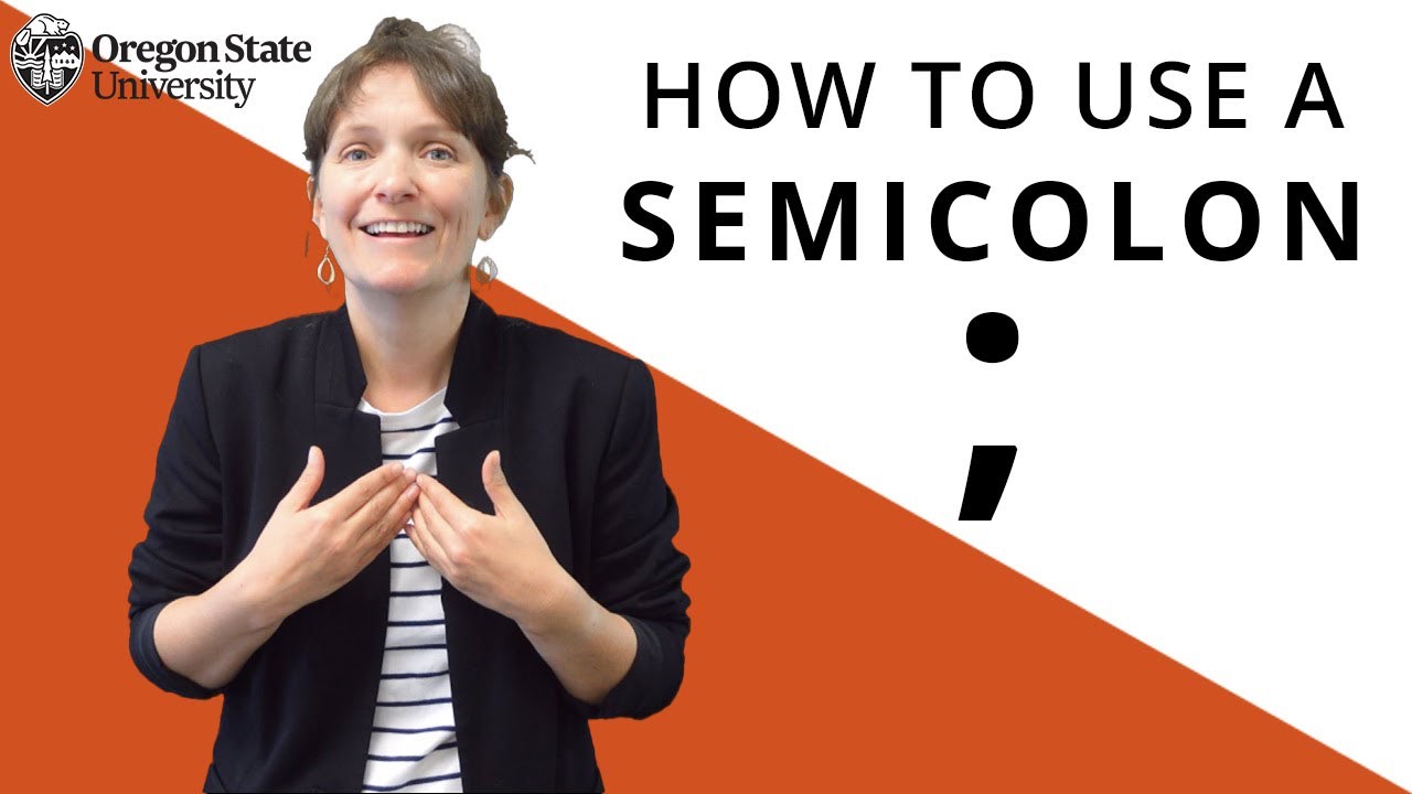 How to Use a Semicolon