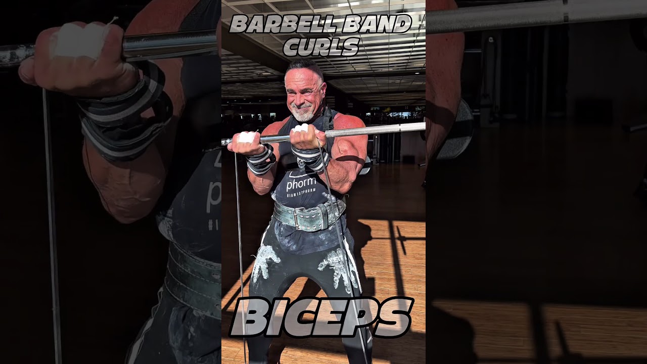 HOW TO WORK THE BICEPS TWO WAYS AT ONCE #workout #resistancebands #curls #motivation #workouttips