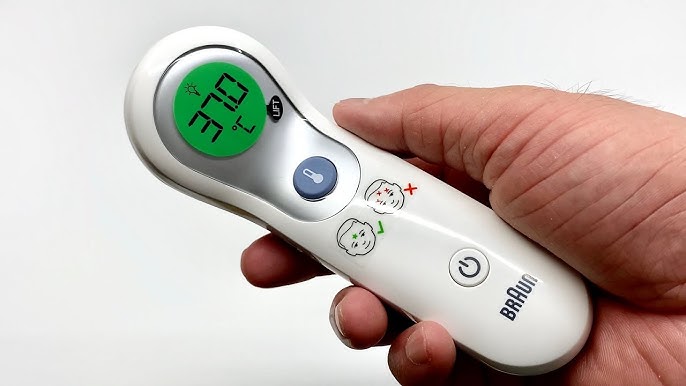 Braun No touch + touch Forehead thermometer (BNT300) - YouTube