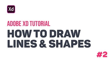 How to draw lines, and shapes | Adobe XD Tutorial #2