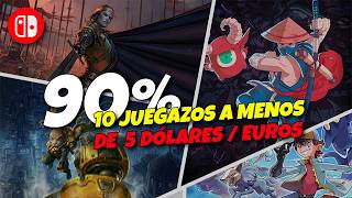 ¡10 OPORTUNIDADES INCREÍBLES A MENOS DE $5! 💸 Rebajas Switch. Ofertas Nintendo Switch Eshop