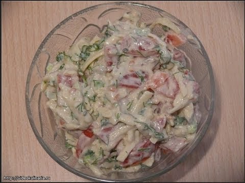 Видео рецепт Острый салат с авокадо и помидорами