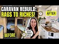 I Finished My Damp Caravan Rebuild (And It’s Unrecognizable!) | Time Lapse | Ep15
