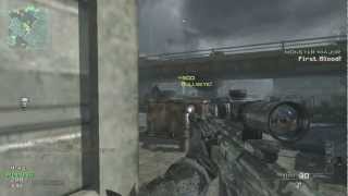MW3 | Cool First Blood Throwing Knife Kill | MOnSteR-MAJoR