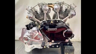 New Vincent HRD engine build and first start up