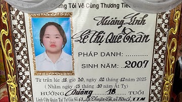 Lễ Tang Cháu Lê Thị Quế Trân 18T(Cty mai táng tân an)