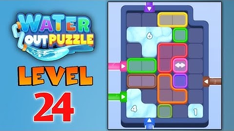 Water Out Puzzle Level 24 Game Walkthrough