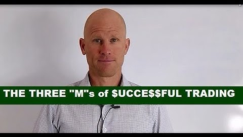 The Three "M"s of Successful Day Trading For All Markets (Any Trading Setup Timeframe)