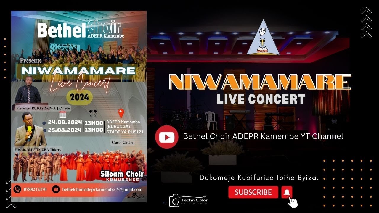 NIWAMAMARE LIVE CONCERT 2024 / Hamwe Na SILOAM CHOIR KUMUKENKE Day 1