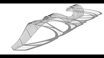 3D modeling a Bridge structure using Sketchup