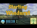 Horizon xi starting in windurst