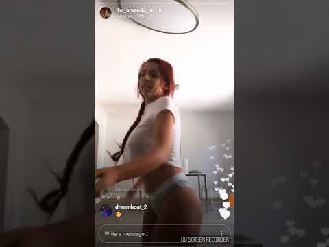 Amanda nicole live at Instagram hot sexy dance alone