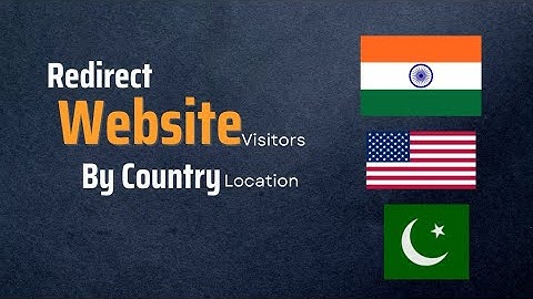How To Redirect Website Visitors By Country Location | IP Based Website User Redirect To Subdomain