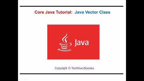 Core_Java_49 - Java Vector Class