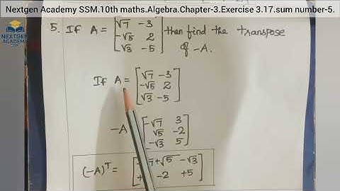 TN New Syllabus, 10th maths, chapter -3, Algebra, Exercise 3.17,sum number -5.