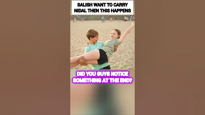 Salish Matter wants to carry Nidal Wonder then this happens... 😭😂 #nalish #shorts #trending #funny