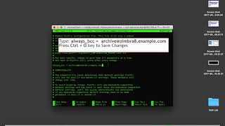 Zimbra Zcs 8.7 Auto Bcc Inbound And Outbound