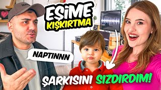 EŞİMİN ŞARKISINI GİZLİCE YAYINLADIM !! ÇOK SİNİRLENDİ !