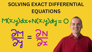A Five minute guide to solving Exact differential Equations
