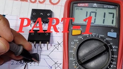 How to test a Bridge Rectifier Diode with a Digital meter and DSO DC inverter AC PCB course#318