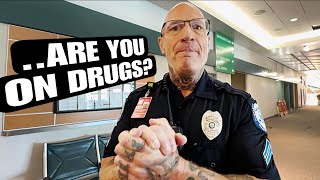 “CHAOS AT THE AIRPORT” Thug Cop Loses It & Gets OWNED