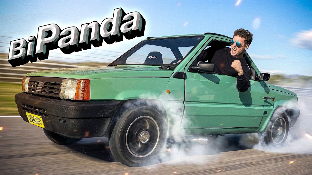 IL TEST DELLA PANDA CON DUE MOTORI.