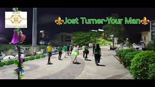 Ep.7/7Jost Turner-Your Man  #KruNOMLeelawadee power Gold plus linedance @Samchai Hatyai