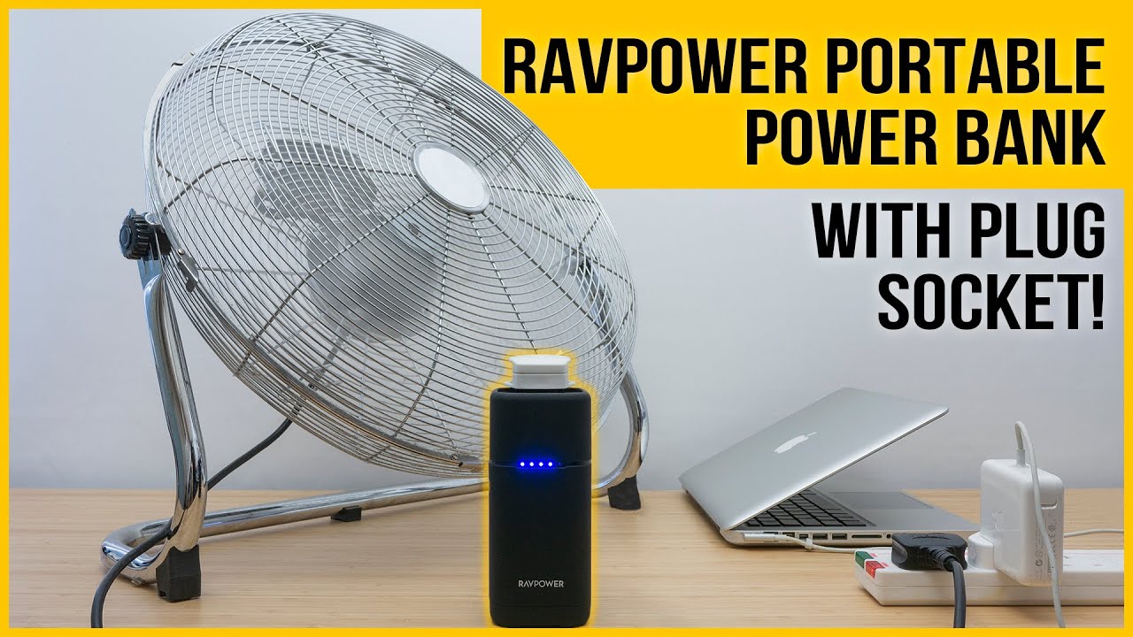 RAVPower 140W Portable Laptop Charger, 27000mAh Power Bank with 2 USB