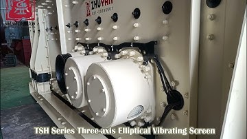 Shanghai Zhuyan_TSH Series Three-axis Elliptical Vibrating Screen #chinesefactory #mining