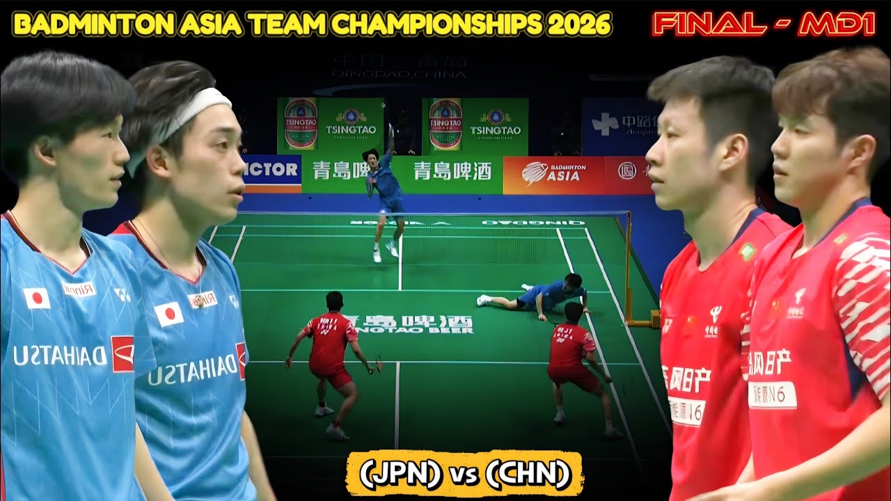 [Финал-MD1] Кумагай/Ниши (Япония) против Хэ Цзитинга/Рэнь Сянюй (Китай) | Бадминтон БАТК 2026