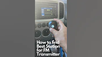 How To Find Best Station For FM Transmitter With No Static Shorts 