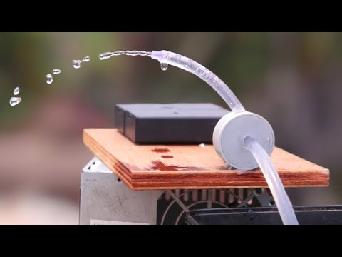 How To Make a Water Pump From PVC Pipe at Home DC Motor Ideas