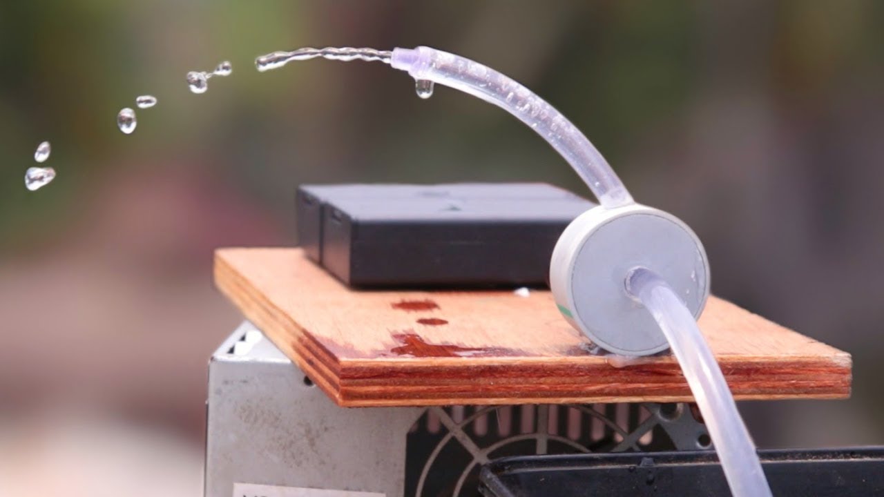 Как сделать водяной насос из ПВХ-труб в домашних условиях. Идеи для двигателя постоянного тока.