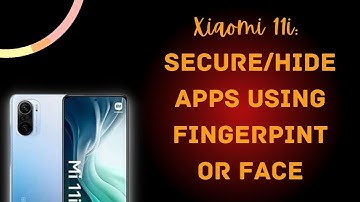 Xiaomi 11i: Lock/Hide Apps with Fingerprint/Face Unlock [Hindi]