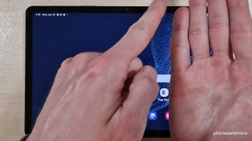 Samsung Galaxy Tab S8 (Plus): How to take a screenshot/capture?