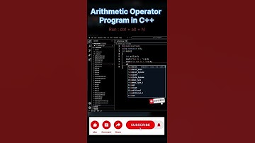 program of arithmetic operators in  C++ | #shorts #youtube #ytshorts #trending #youtubeshorts #music