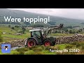 Farming life S2E40: I ALMOST GOT BOGGED! Pasture Topping with the hurlimann tractor