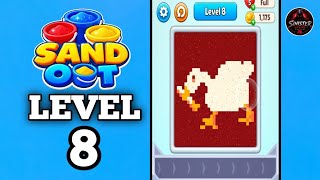 Sand Out Color Puzzle Level 8 Walkthrough Solution