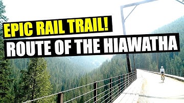 Route of the Hiawatha Bike Trail! Can