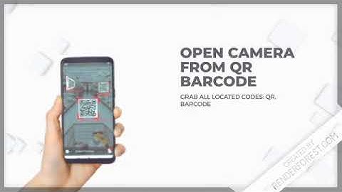 QR barcode scanner android mobile application