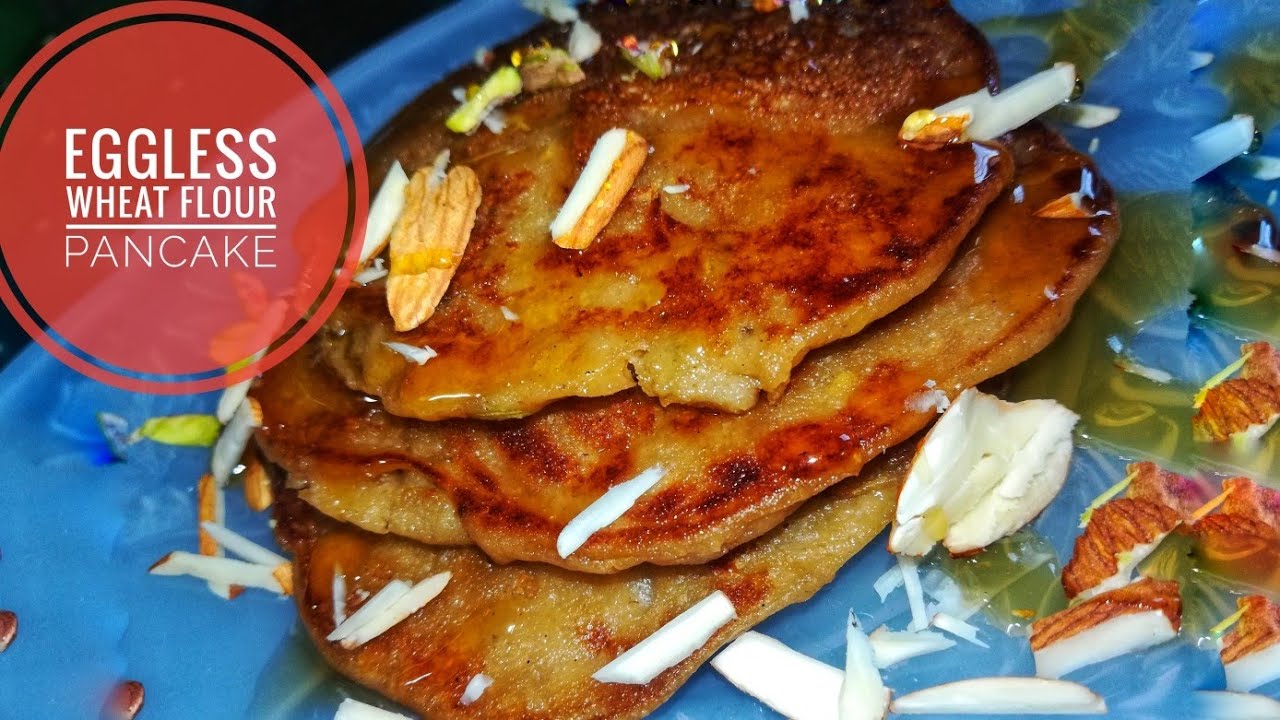 Eggless Pancake|Wheat Flour Banana pancake recipe| Healthy Sweet recipe