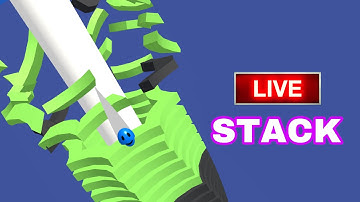 Live High levels 🛑 challenges in Stack Ball 3D : #viral #gaming : #stackbounce : #stackball3d