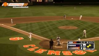 Clemson Baseball vs. Furman Game Highlights 4-1-14